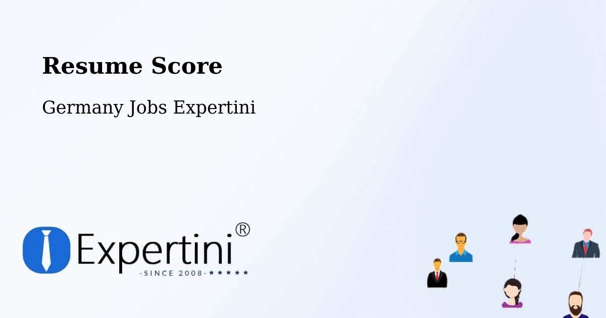 Resume Score & Job Description Match Tool – Bad Säckingen - Germany Jobs Expertini